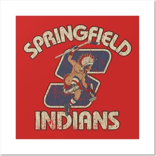 Springfield Indians Hockey 1974 Posters and Art